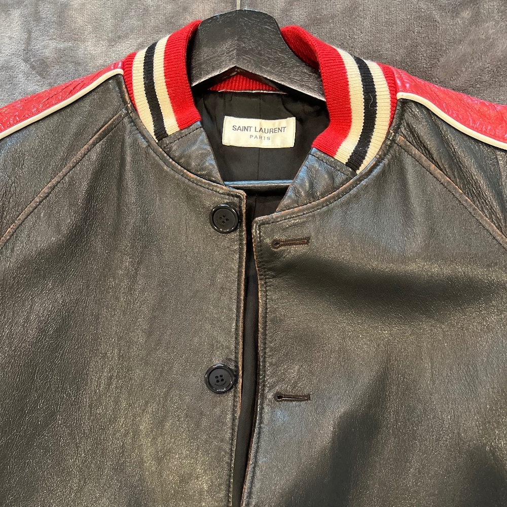 Saint Laurent leather jacket